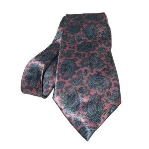 Men's Necktie Van Heusen Silk L58" W3.75" black pink